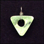 Jade Triangle Pendant